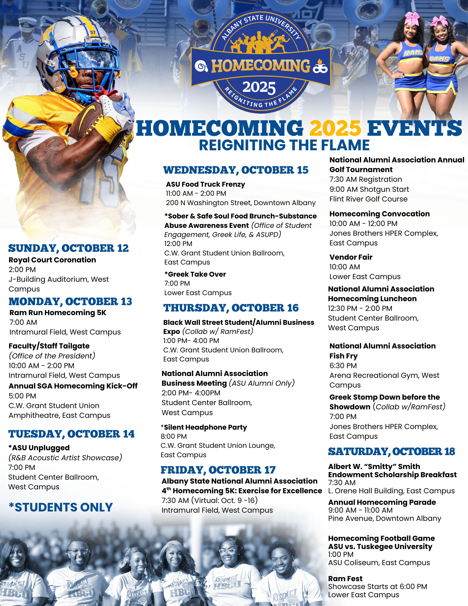 HOCO Schedule