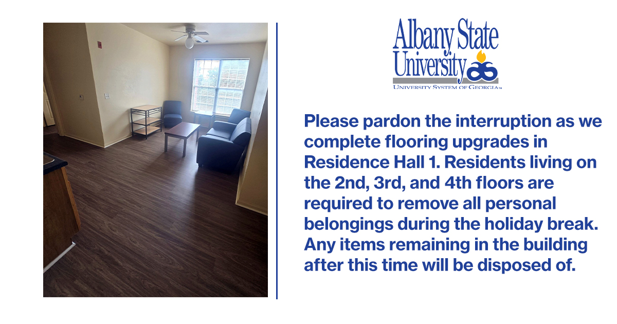 Flooring Announcement Hall 1 Flooring Announcement