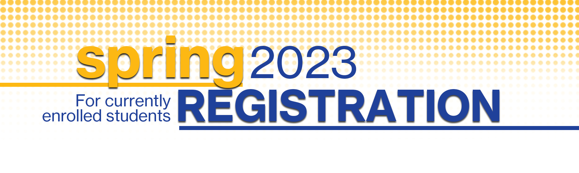 Spring 2023 Registration 