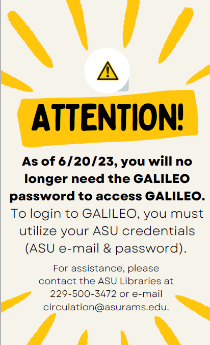 GALILEO Password Update 