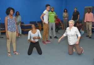 Theater Photo - blue background