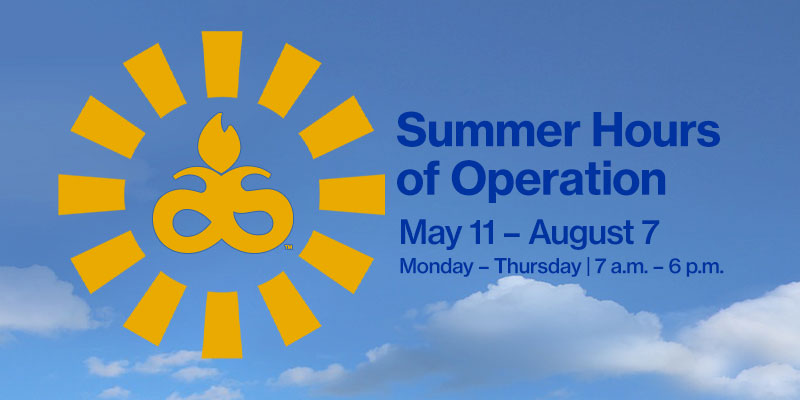 Summer Hours Webpage