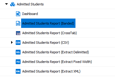 Argos Report Types