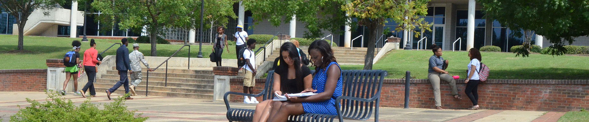 Students on East Campus