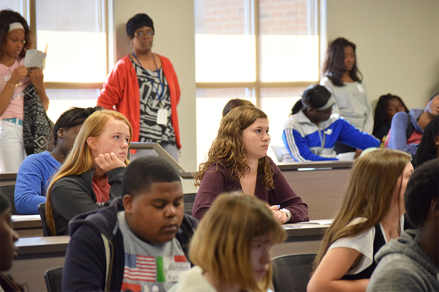 Crisp County middle school students met with ASU representatives to learn more about essential college processes for admissions, financial aid and more.