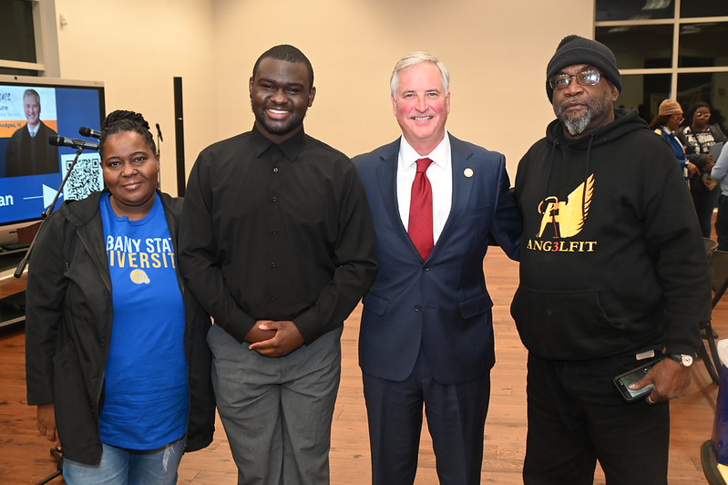 Judge Hodges with Student