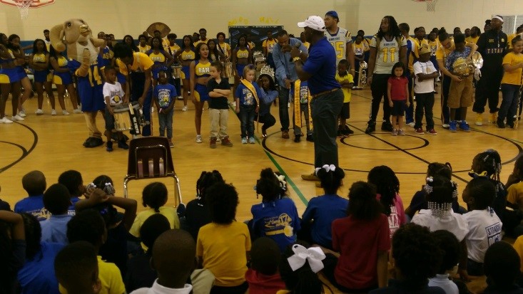 Annual Spirit Day Parade at Morningside Elementary School