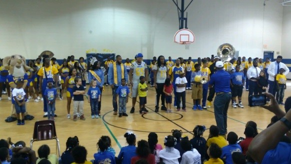 Annual Spirit Day Parade at Morningside Elementary School