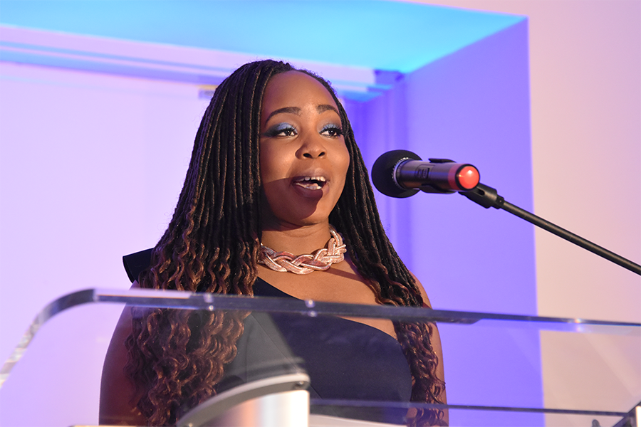 Christine Nnyamah at gala 