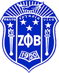 Zeta Phi Beta Crest