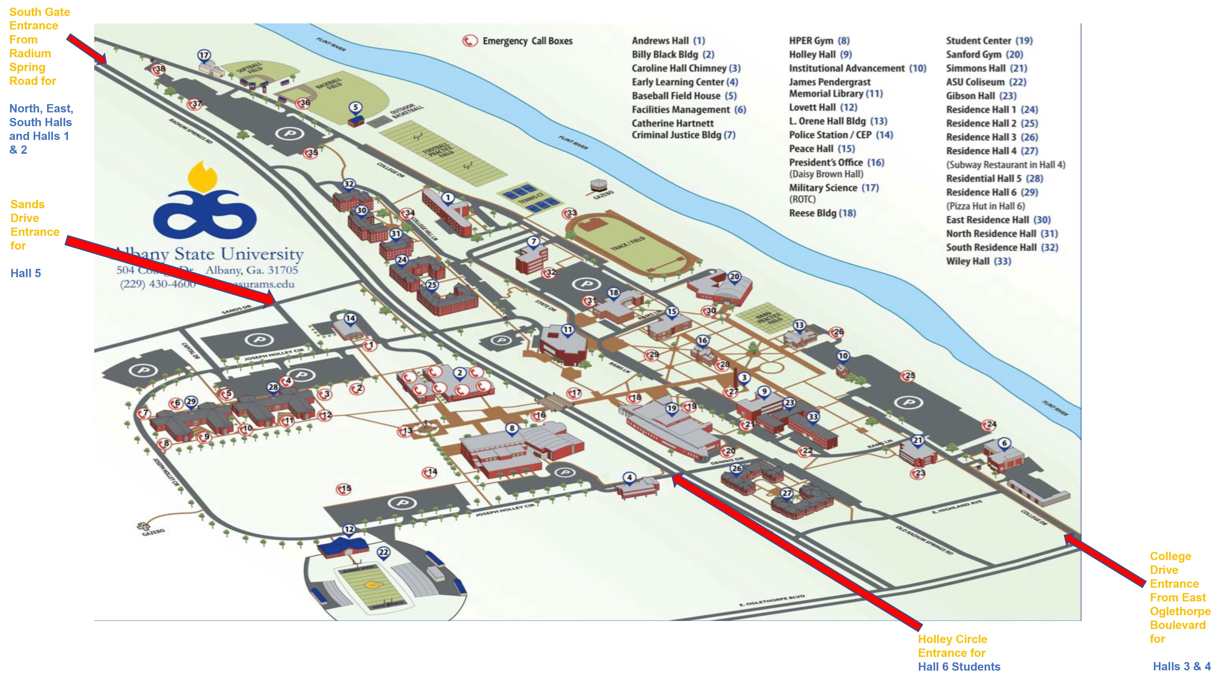 Asu Polytechnic Campus Map