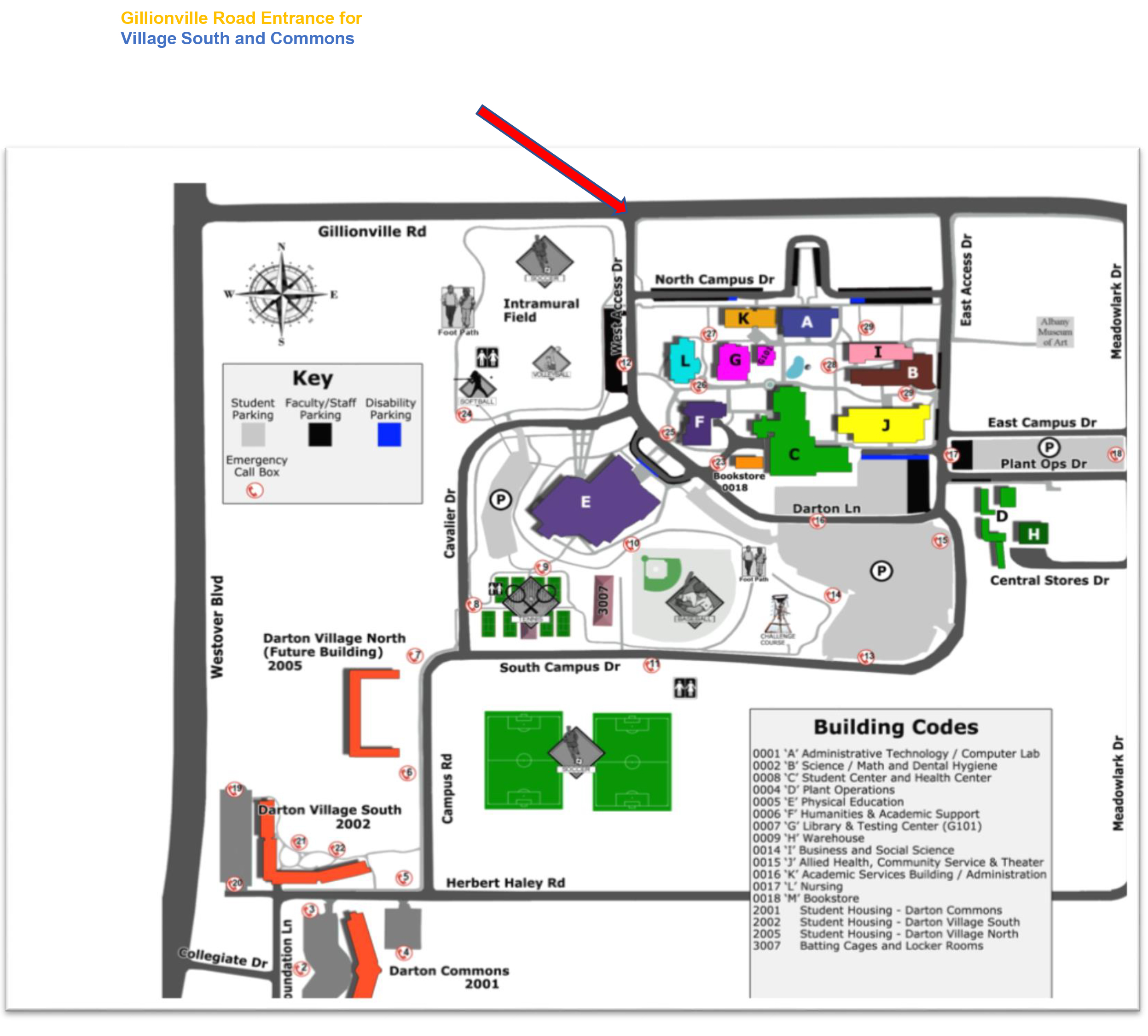 Facebook West Campus Map